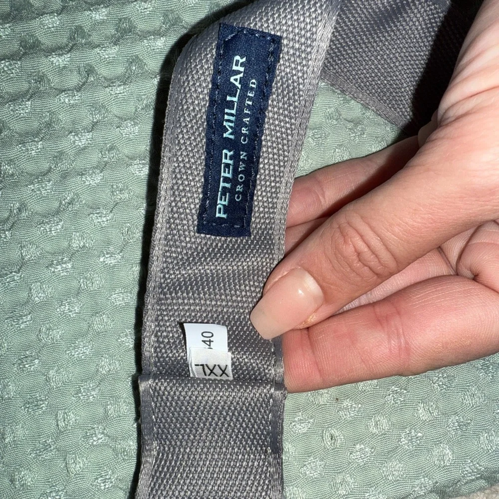 NWT PETER MILLAR CROWN CRAFTED PERFORMANCE O-RING BELT STEEL GRAY XXL (40)‎ $98